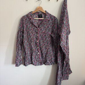 A Pea in the Pod Floral Liberty Pajama Set - Size Large